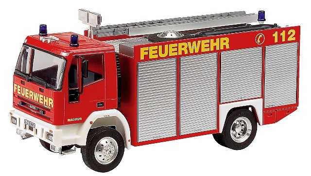 IVECO MAGIRUS RW2 Bomberos Schuco 1/43 