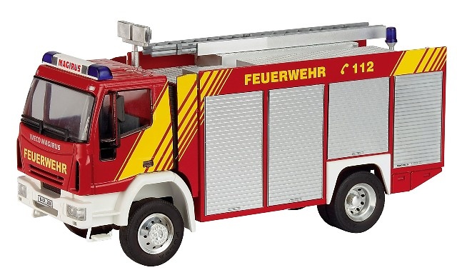 Iveco Magirus RW New Face Bomberos Schuco 07134 1/43 
