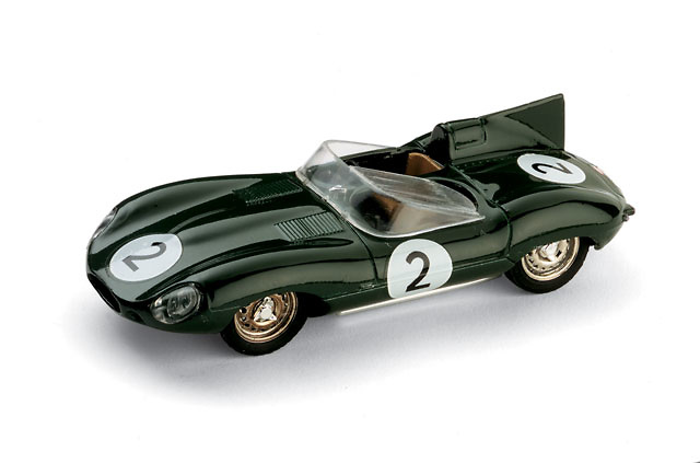 Jaguar D-Type Le Mans #2 Frere - Titterington (1956) Brumm 1/43 