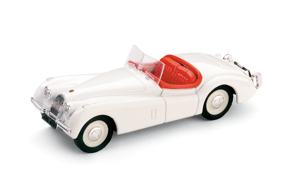 Jaguar XK120 Roadster Abierto (1948) Brumm 1/43 Blanco 