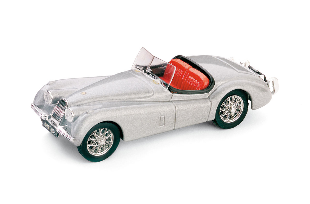 Jaguar XK120 Roadster Abierto (1948) Brumm 1/43 Gris Metalizado 