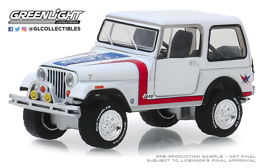 Jeep CJ-7 Custom Jackson Barret Lote nº 3005 (1981) Greenlight 37180E 1/64 