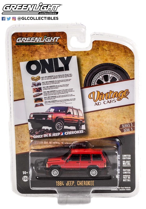 Jeep Cherokee Chief (1984) Greenlight 39080F 1/64 