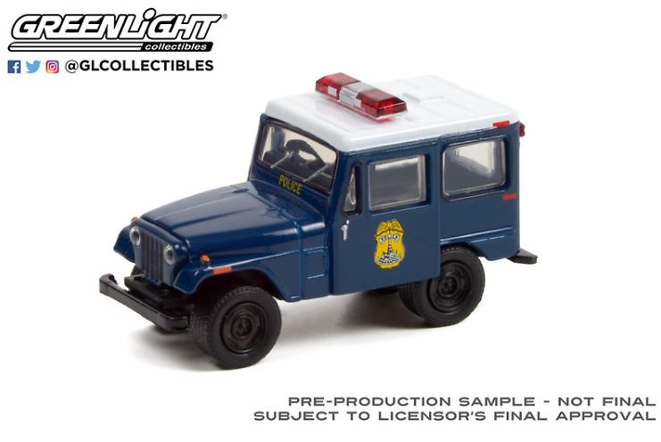 Jeep DJ-5 - Policia Indianapolis (1974) Greenlight 42980A 1/64 