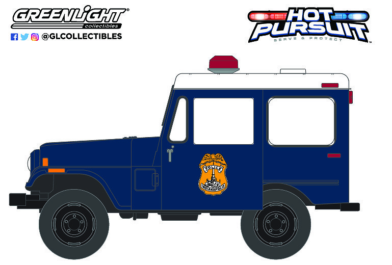 Jeep DJ-5 - Policia Indianapolis (1974) Greenlight 42980A 1/64 