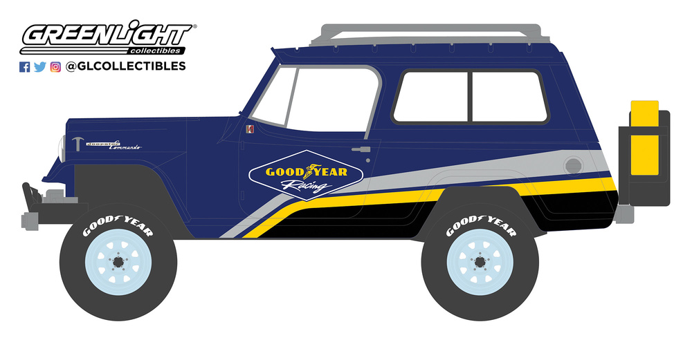 Jeep Jeepster Comando Goodyear (1967) Greenlight 41110B 1/64 