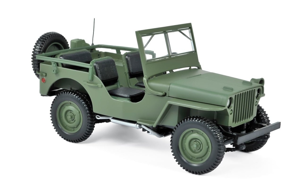 Miniatura Jeep Willys (1942) Norev 189013 escala 1/18 