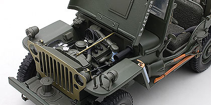 Jeep Willys con remolque (1945) Autoart 74016 1:18 