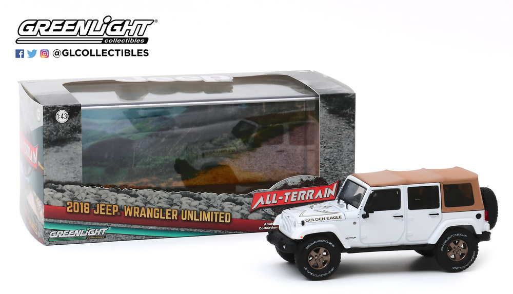 Jeep Wrangler Unlimited - Águila dorada (2018) Greenlight 86173 1/43 