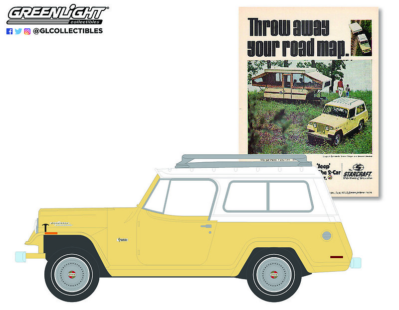 Jeepster Commando (1970) Greenlight 39090D 1/64 