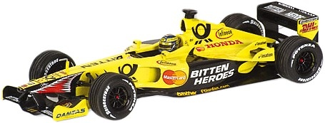 Jordan EJ11 nº 11 Heniz-Harald Frentzen (2001) Minichamps 400010011 1/43 