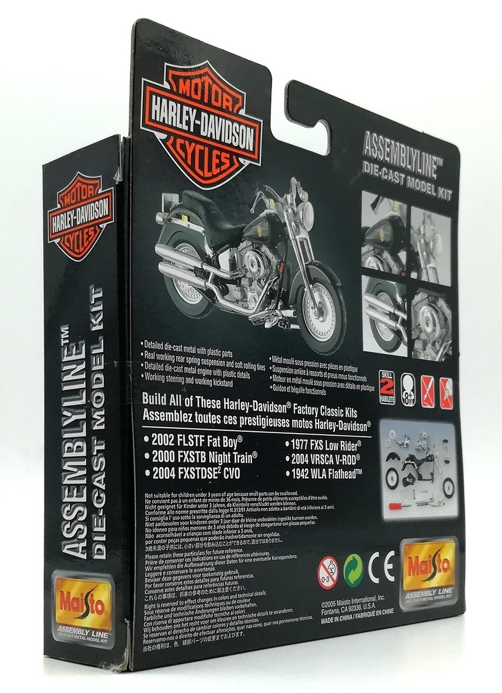 KIT H. Davidson FLSTF Fat Boy (2002) Maisto 1/18 