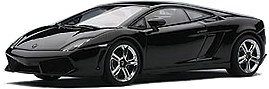 Lamborghini Gallardo LP 560-4 (2008) Autoart 1/43 Negro Metalizado 