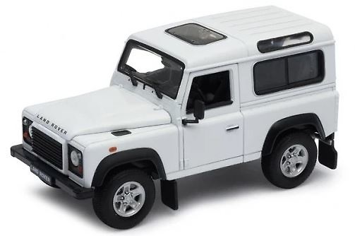 Land Rover Defender (2000) Welly 1:24 Blanco 