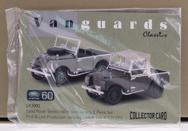 Land Rover Serie I 80 (60 Aniversario) Set de 2 u. (1953) Corgi LR3002 1/43 