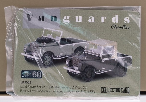 Land Rover Serie I 80 (60 Aniversario) Set de 2 u. (1953) Corgi LR3002 1/43 