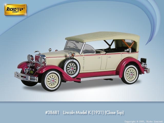Lincoln Model K (1931) Ricko 9838881 1/87 