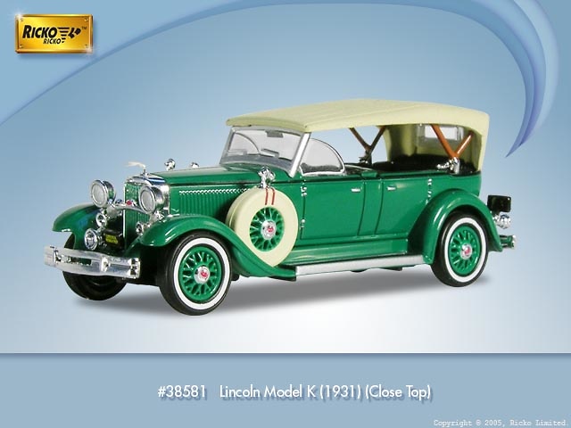 Lincoln Model K (1931) Ricko 9838881 1/87 