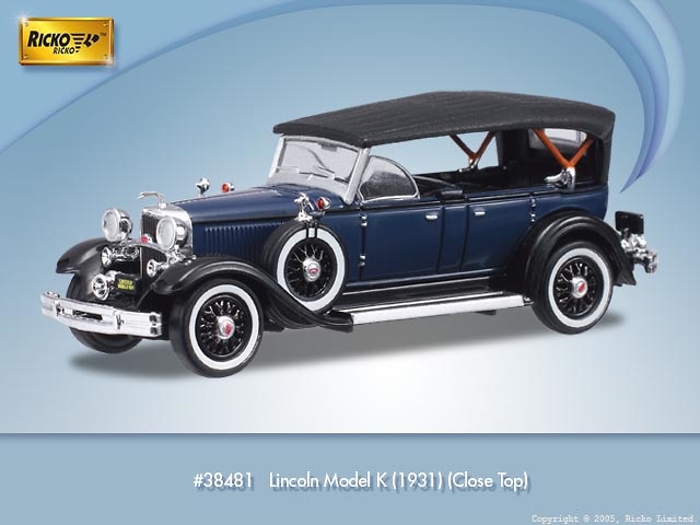 Lincoln Model K (1931) Ricko 9838881 1/87 