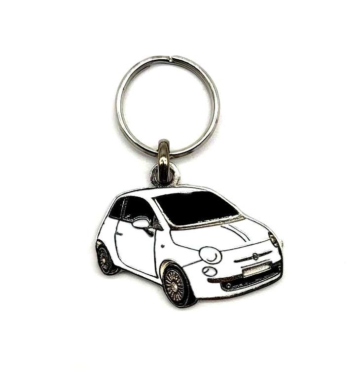 Llavero Esmaltado Fiat 500 (2007) 