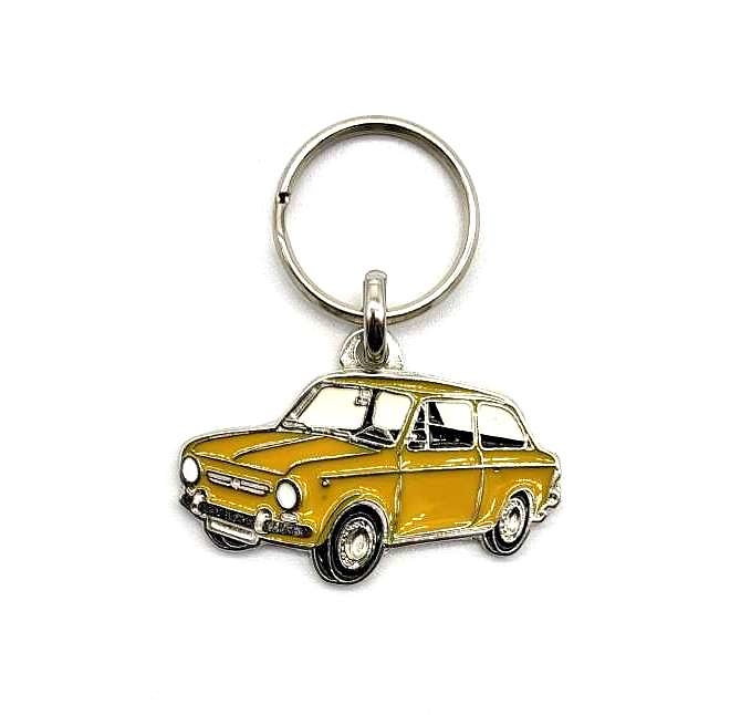 Llavero Esmaltado Seat 850 Vista Izquierda (1966-74) 