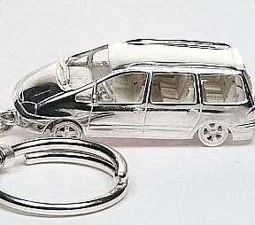 Llavero Ford Galaxy Plata de 1ª Ley 