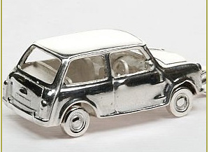 Llavero Mini (clásico) Plata de 1ª Ley Modelo fabricado a mano en plata de ley de 925 milesimas (la ley de mayor valor y calidad).
