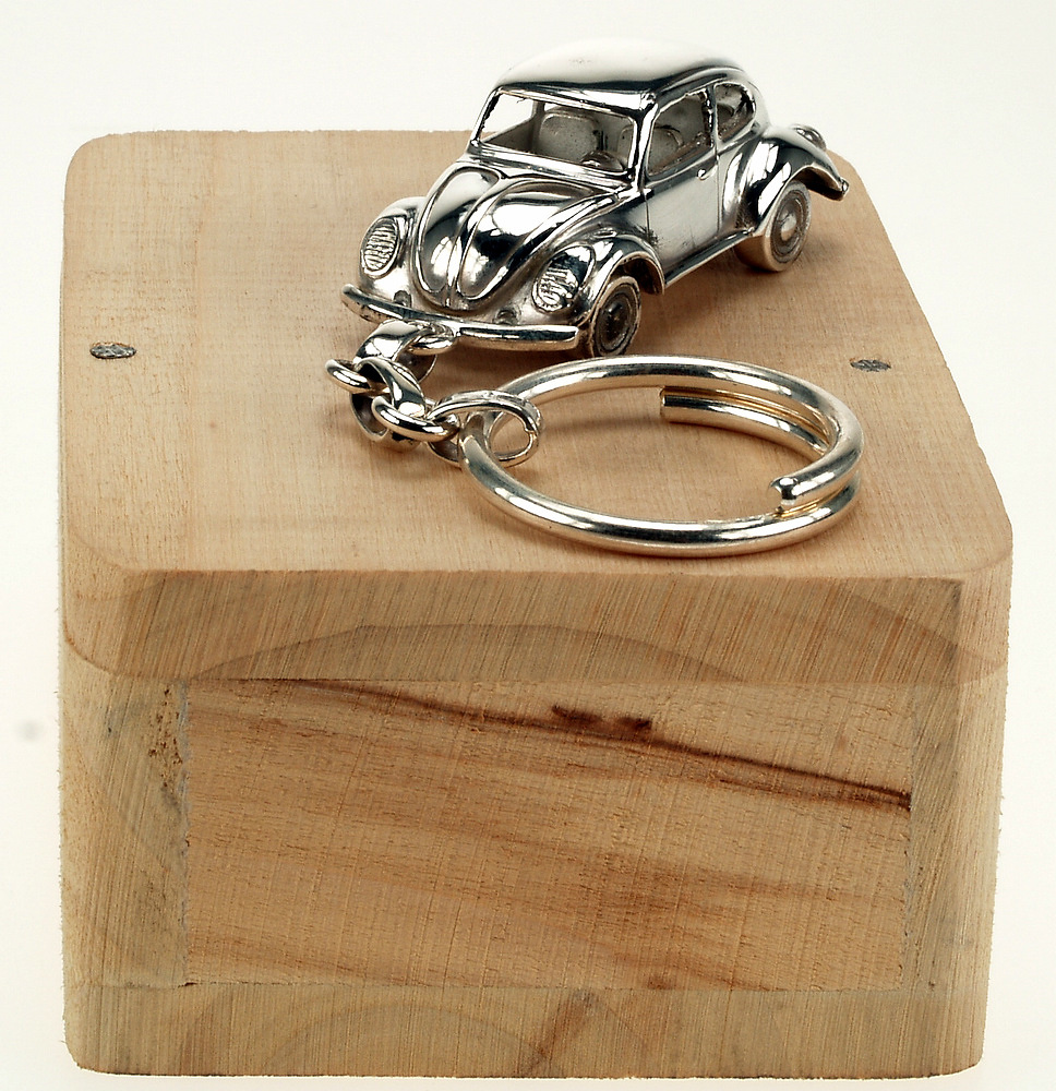 Llavero Volkswagen Escarabajo Plata de 1ª Ley Minicar 003 