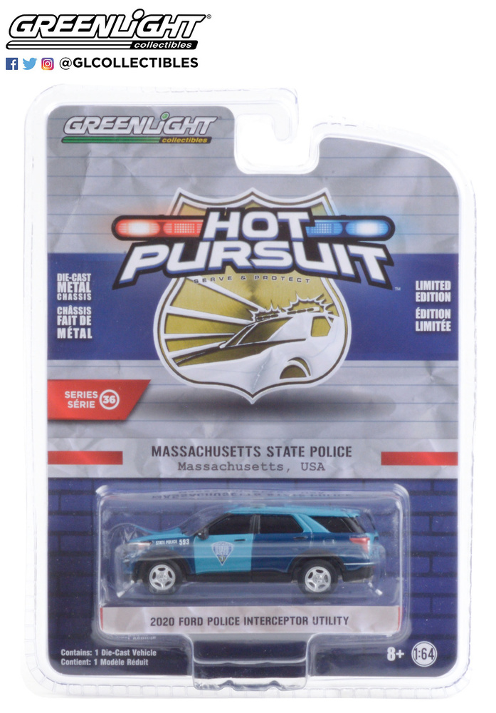 Lote 6 coches de policia Hot Pursuit serie 36 Greenlight 42930 1/64 