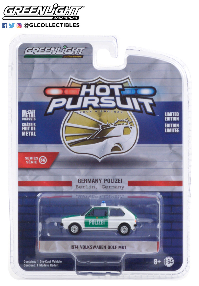Lote 6 coches de policia Hot Pursuit serie 36 Greenlight 42930 1/64 