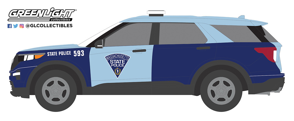 Lote 6 coches de policia Hot Pursuit serie 36 Greenlight 42930 1/64 