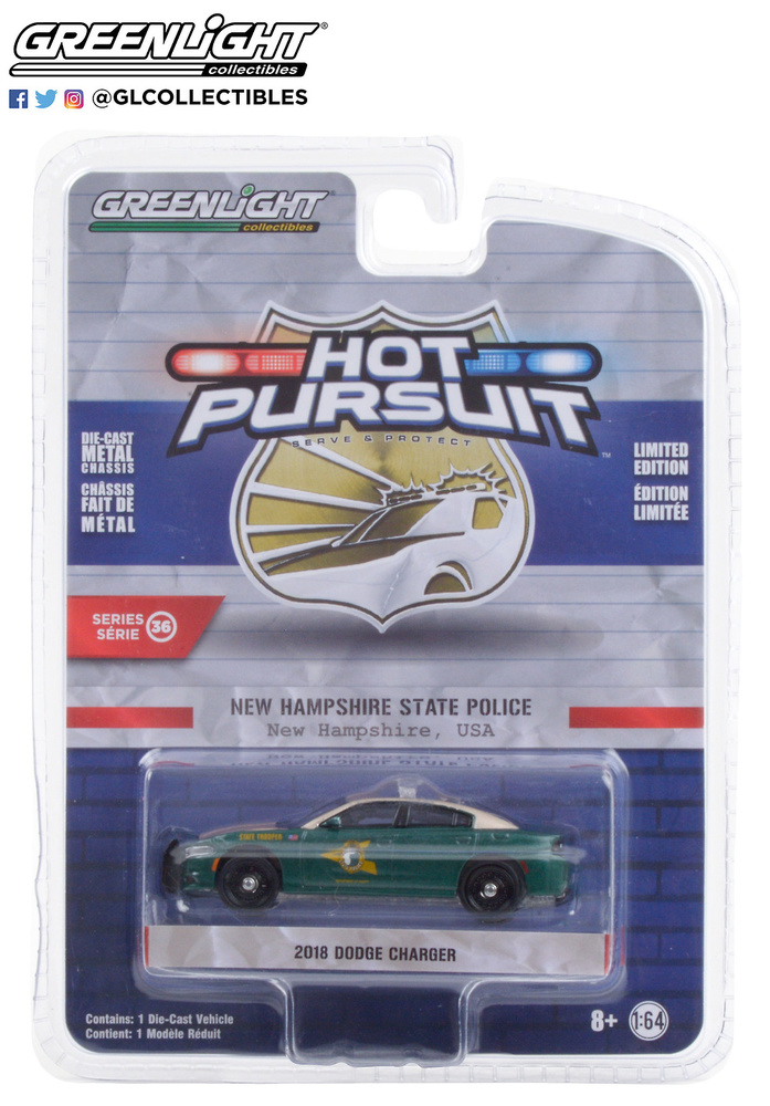 Lote 6 coches de policia Hot Pursuit serie 36 Greenlight 42930 1/64 