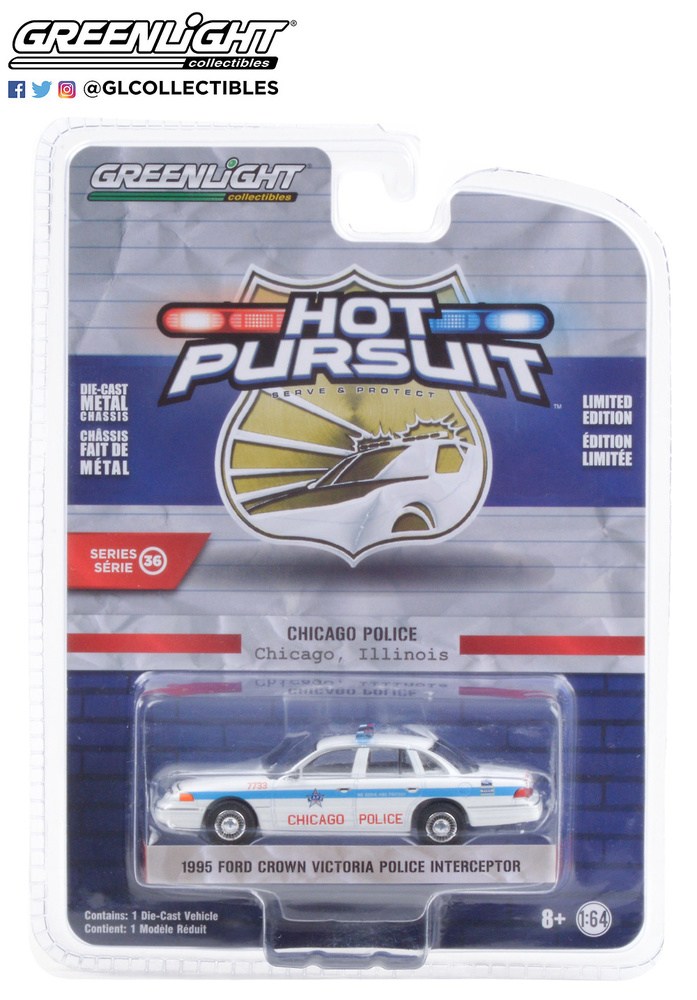 Lote 6 coches de policia Hot Pursuit serie 36 Greenlight 42930 1/64 