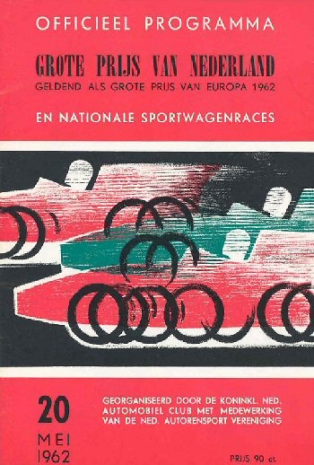 Poster del GP. de Holanda de 1962 