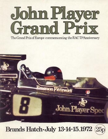 Poster del GP. F1 de Sudáfrica de 1972 