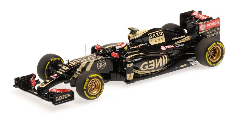 Lotus E23 nº 13 Pastor Maldonado (2015) Minichamps 417150013 1:43 