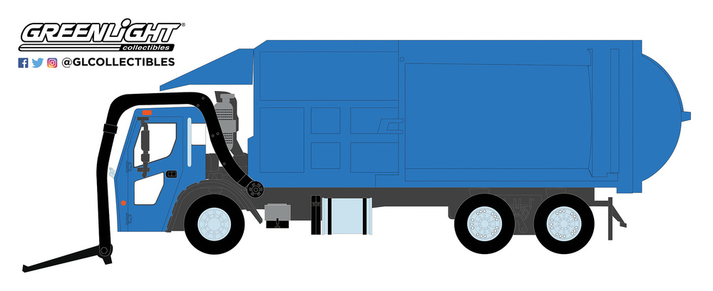 Mack LR camión de recogida de basura (2019) Greenlight 45070C 1/64 