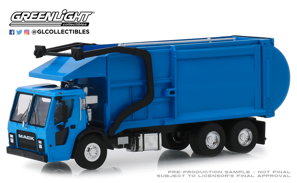 Mack LR camión de recogida de basura (2019) Greenlight 45070C 1/64 