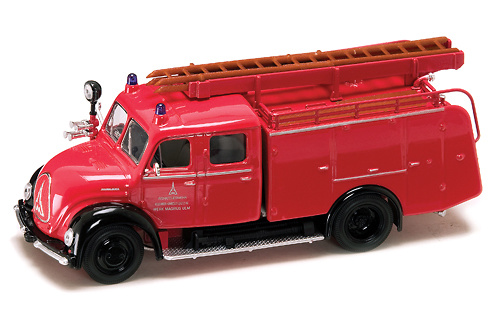 Magirus-Deutz Merkur TLF16 (1961) Auto-Bomba Bomberos Yat Ming 1/43 