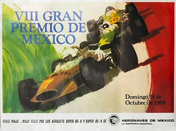 Poster GP. F1 México 1969 