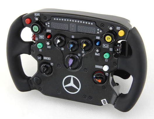 Mclaren Mercedes MP4/24 Volante del monoplaza (2009) Amalgam M5272 1/4 Mclaren Mercedes MP4/24 Volante del monoplaza (2009) Amalgam 1/4