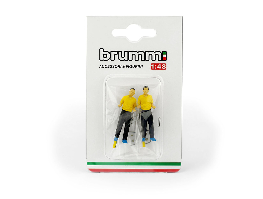 Mecánicos Ferrari -2 figuras- (1981) Brumm P004F 1/43 