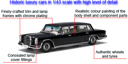 Mercedes 600 LWB -W100- (1964) Autoart 56197 1/43 