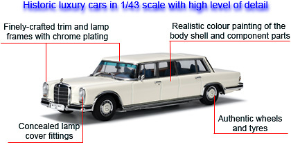 Mercedes 600 LWB -W100- (1964) Autoart 56198 1/43 