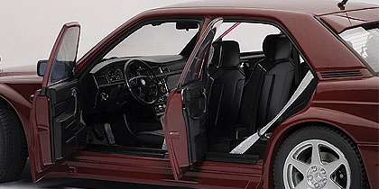 Mercedes Benz 190E 2.5-16V Evolution 2 -W201- (1990) Autoart 76132 1:18 Mercedes Benz 190E 2.5-16V Evolution 2 -W201- (1990) Autoart 1:18 color rojo metalizado