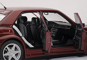 Mercedes Benz 190E 2.5-16V Evolution 2 -W201- (1990) Autoart 76132 1:18 Mercedes Benz 190E 2.5-16V Evolution 2 -W201- (1990) Autoart 1:18 color rojo metalizado