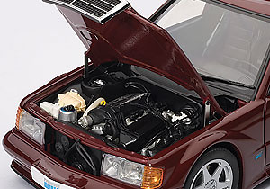 Mercedes Benz 190E 2.5-16V Evolution 2 -W201- (1990) Autoart 76132 1:18 Mercedes Benz 190E 2.5-16V Evolution 2 -W201- (1990) Autoart 1:18 color rojo metalizado
