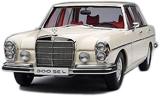 Mercedes Benz 300 SEL 6.3 -W109- (1970) Autoart 1/18 Blanco 