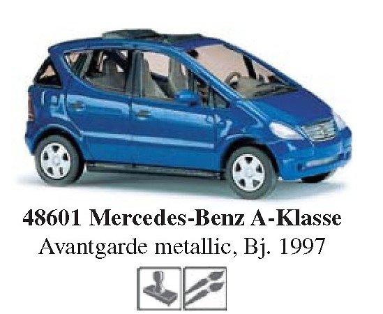 Mercedes Benz Clase A Avantgarde -W168- (1997) Busch 1/87 