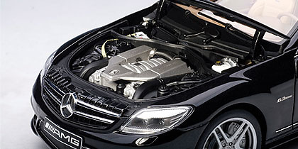 Autoart 76169 Mercedes Benz Clase CL 63 AMG -W216- (2007) Autoart 1/18 Color Negro